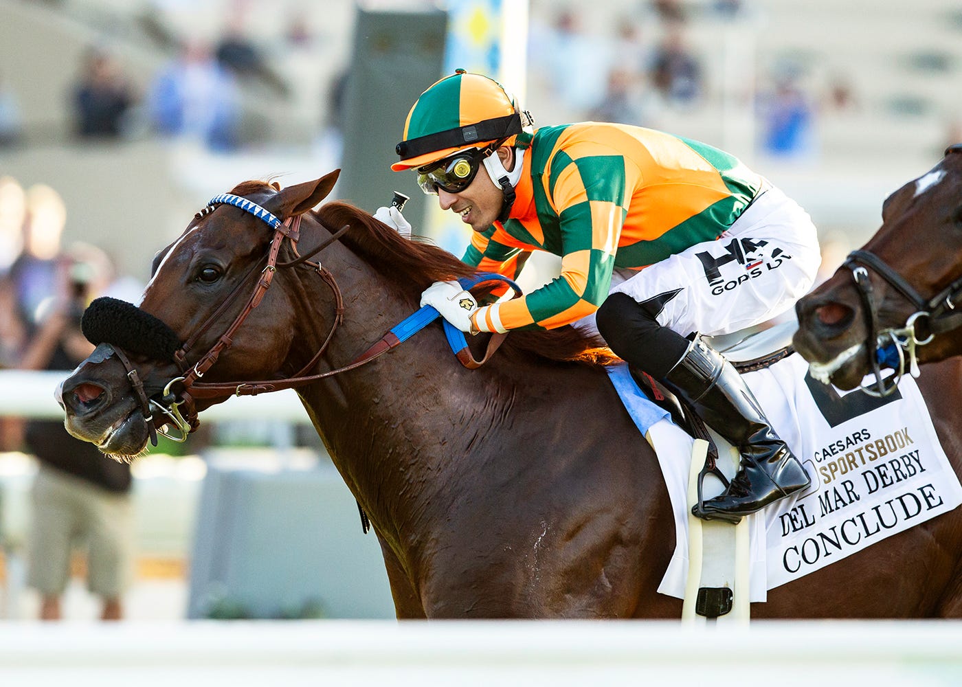 Conclude shows he can go the distance, takes Del Mar Derby